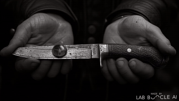 Endless loop of a Knife and a Button