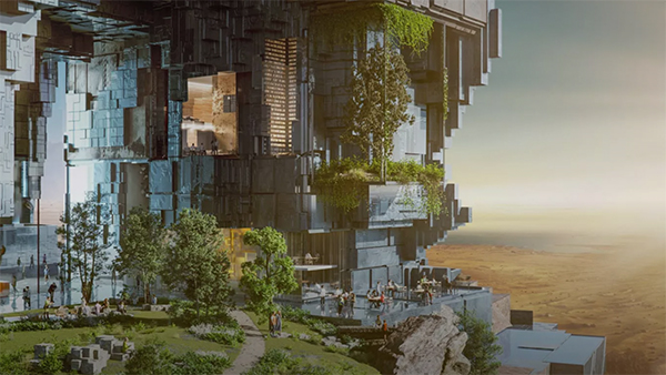 The Line, a Neom project, the city of future from Saudi Arabia
